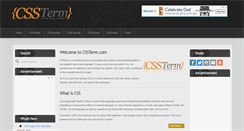 Desktop Screenshot of cssterm.com